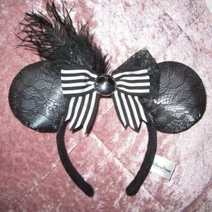 Disney Black Lace Jack Skellington Ears